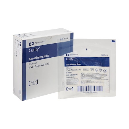 Curity Oil Emulsion Impregnated Dressing, 3 x 8 Inch, Sterile, 24PK 6113-